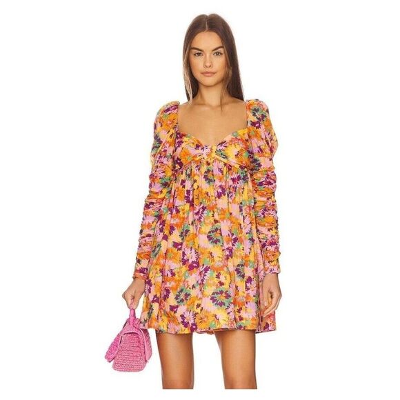 NWT. Zimmermann Printed  Mini Dress AU 1 / US - Picture 4 of 15